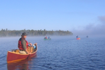 [Canoeing in Maine]